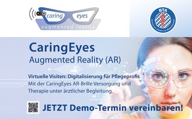 Innovative AR-Brille „CaringEyes“ revolutioniert die Telemedizin Innovative AR-Brille „CaringEyes“ revolutioniert die Telemedizin
