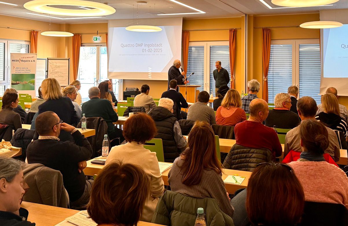 Quattro-DMP 2025 für Hausarztpraxen - Asthma/COPD/KHK/Diabetes in Ingolstadt