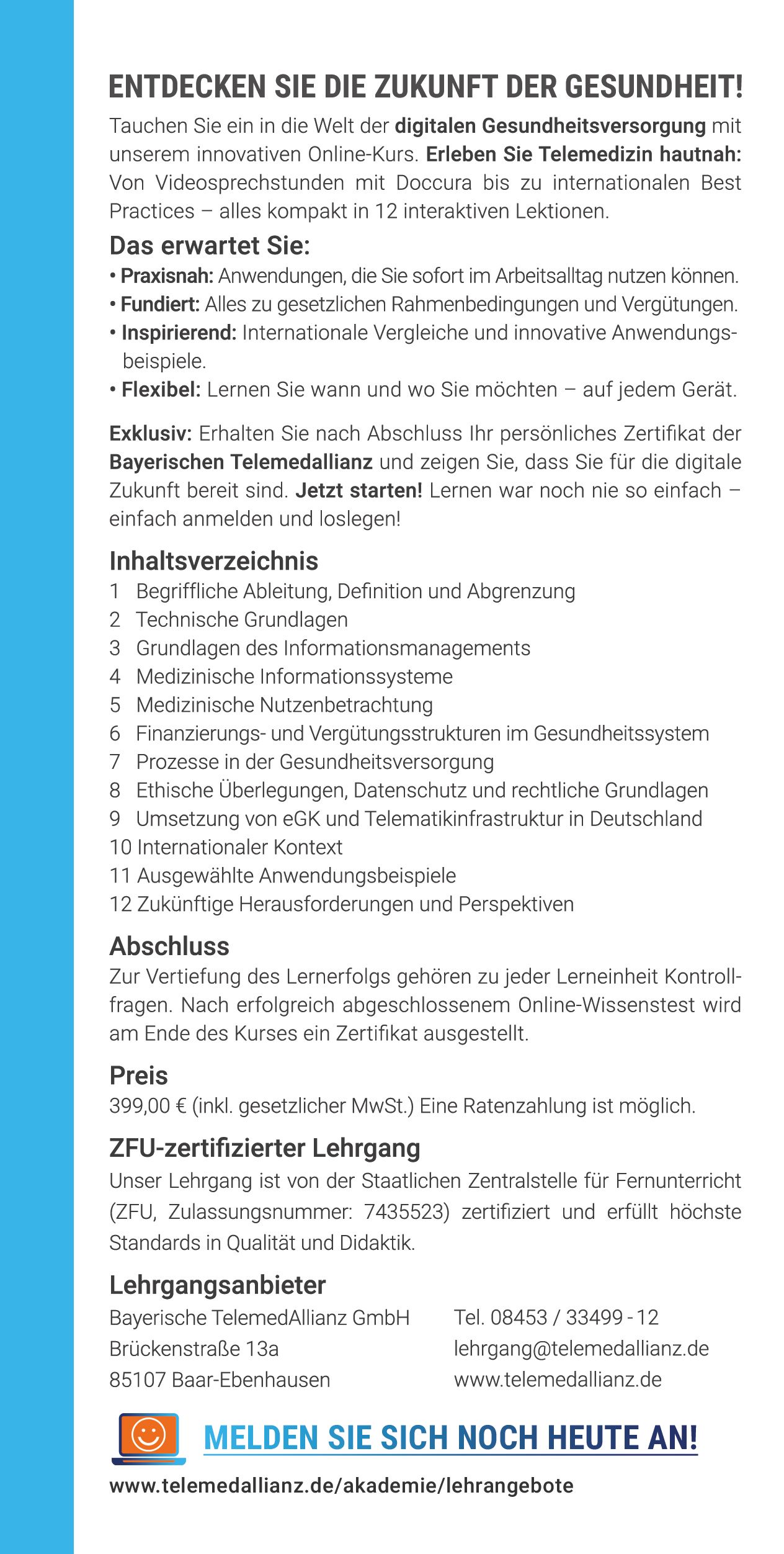 LEHRGANG GESUNDHEIT DIGITAL LEHRGANG GESUNDHEIT DIGITAL
