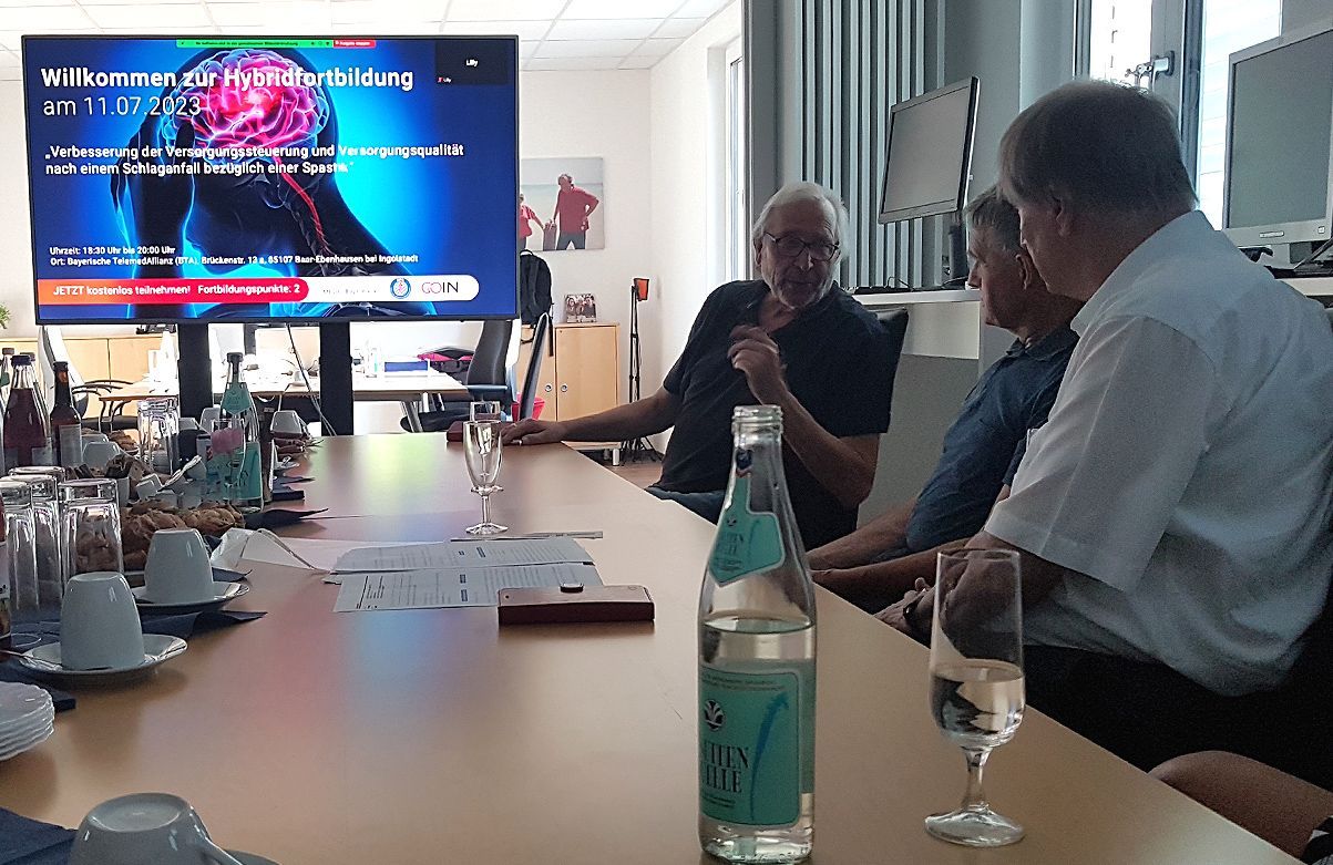 Hybridfortbildung „Verbesserung der Versorgungssteuerung und Versorgungsqualität nach einem Schlaganfall“