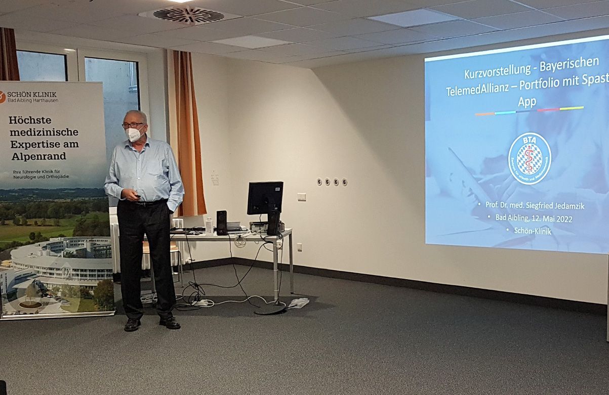 Veranstaltung in der Schön Klinik, Bad Aibling – Spastikentwicklung nach Schlaganfall.
Gemeinsam die Versorgung verbessern