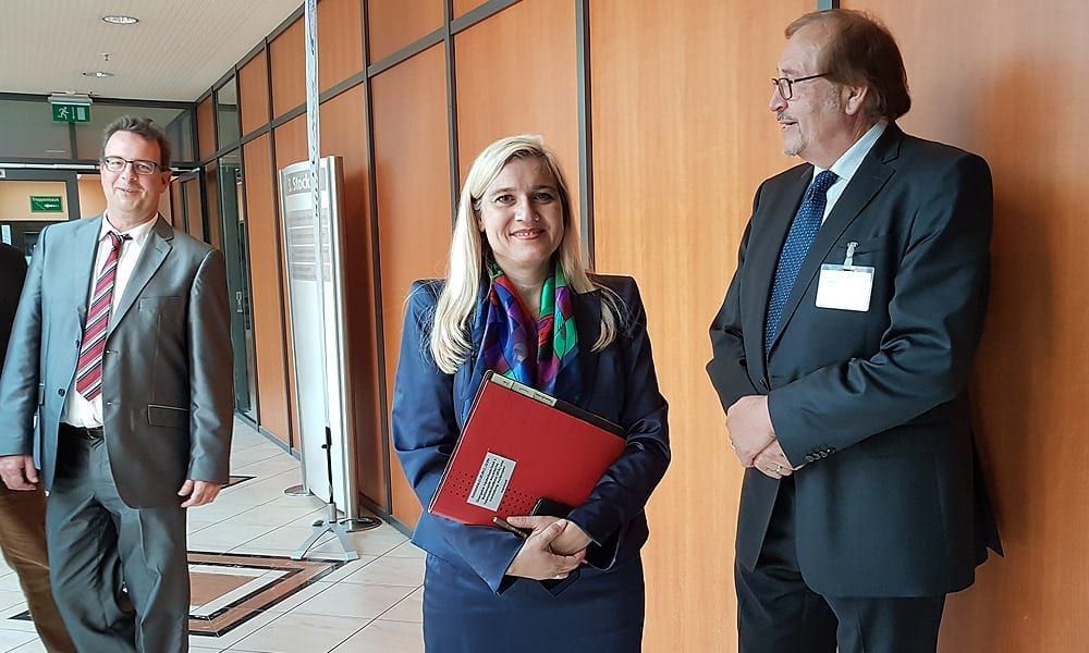 Überreichung des Förderbescheides