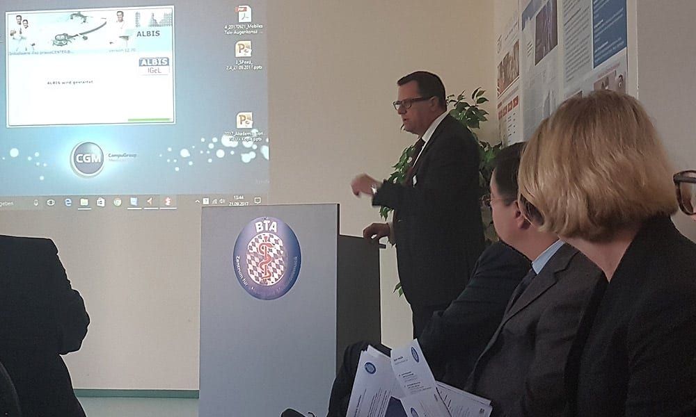 Überreichung des Förderbescheides