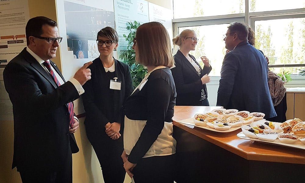 Überreichung des Förderbescheides