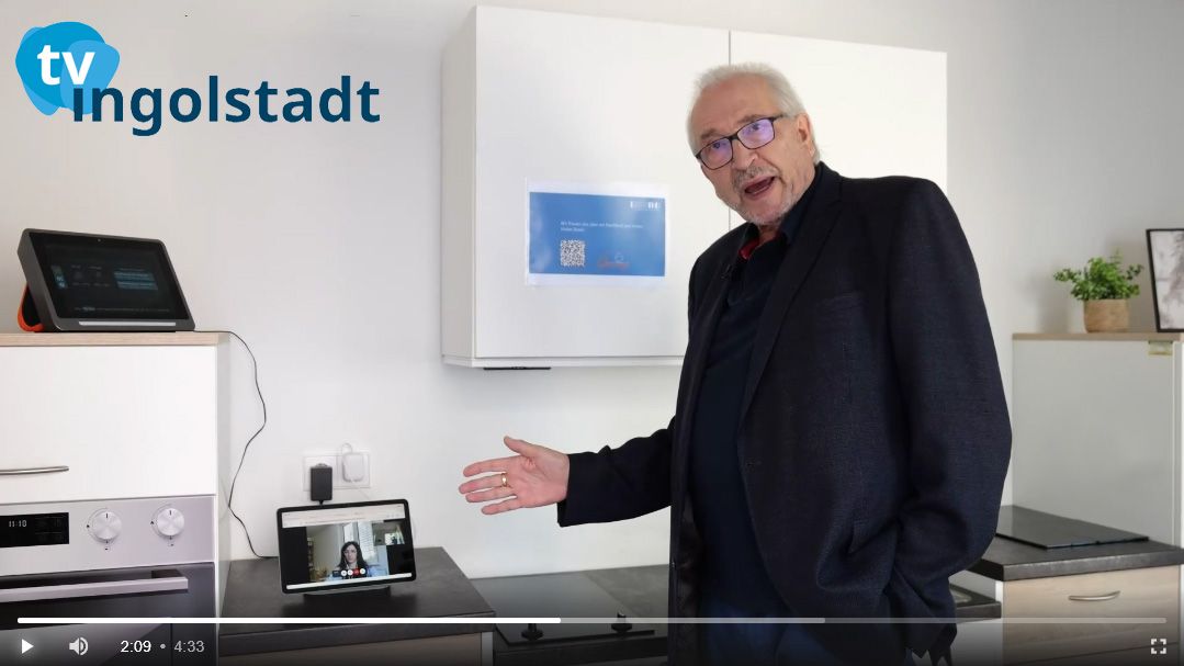 Im TV-Beitrag von TV Ingolstadt zeigen wir, wie ein Tiny House als digitale Alternative zum Pflegeheim neue Wege in der Pflege eröffnet. Im TV-Beitrag von TV Ingolstadt