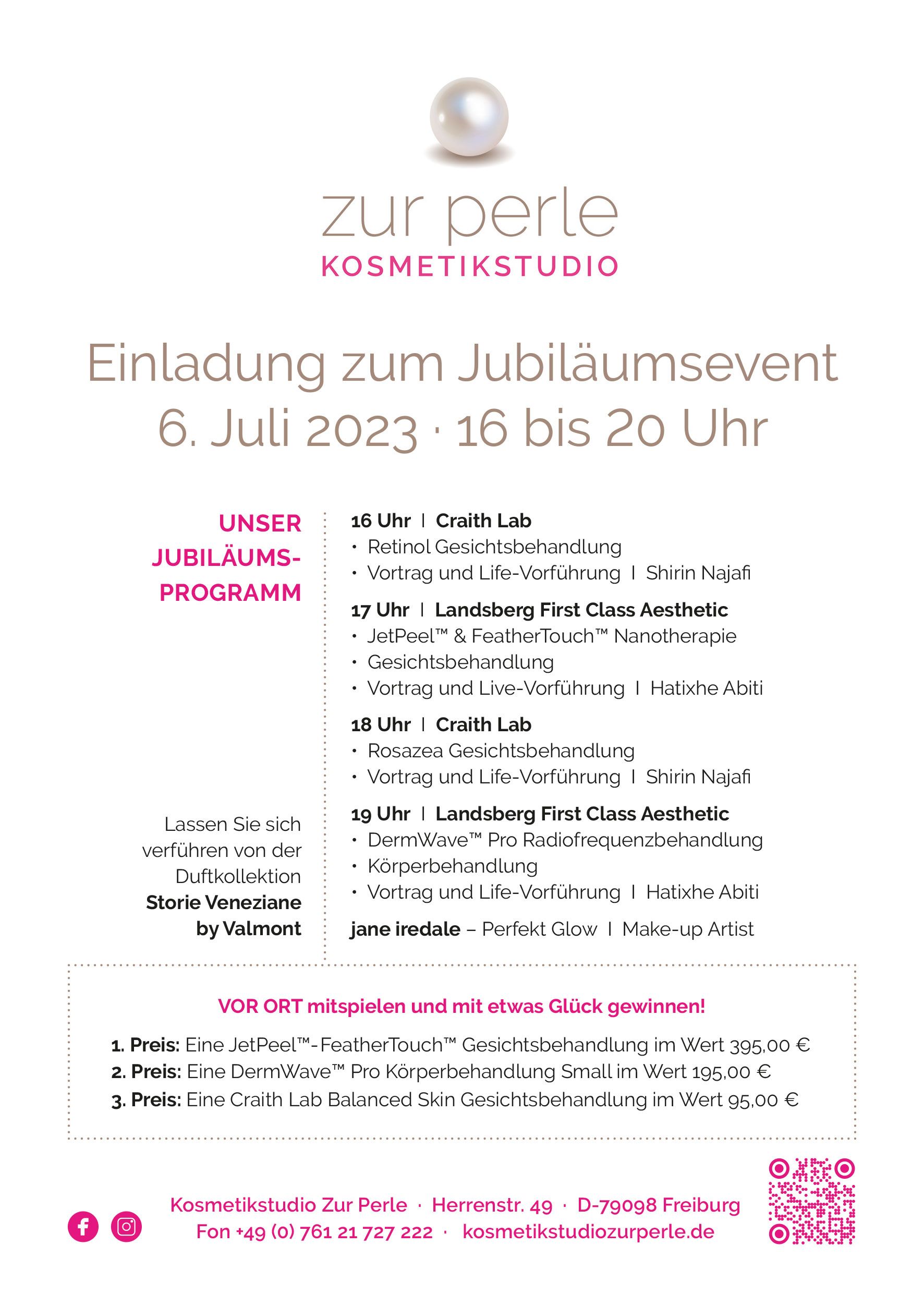Einladung zum Jubiläumsevent am 6. Juli 2023 Einladung zum Jubiläumsevent am 6. Juli 2023