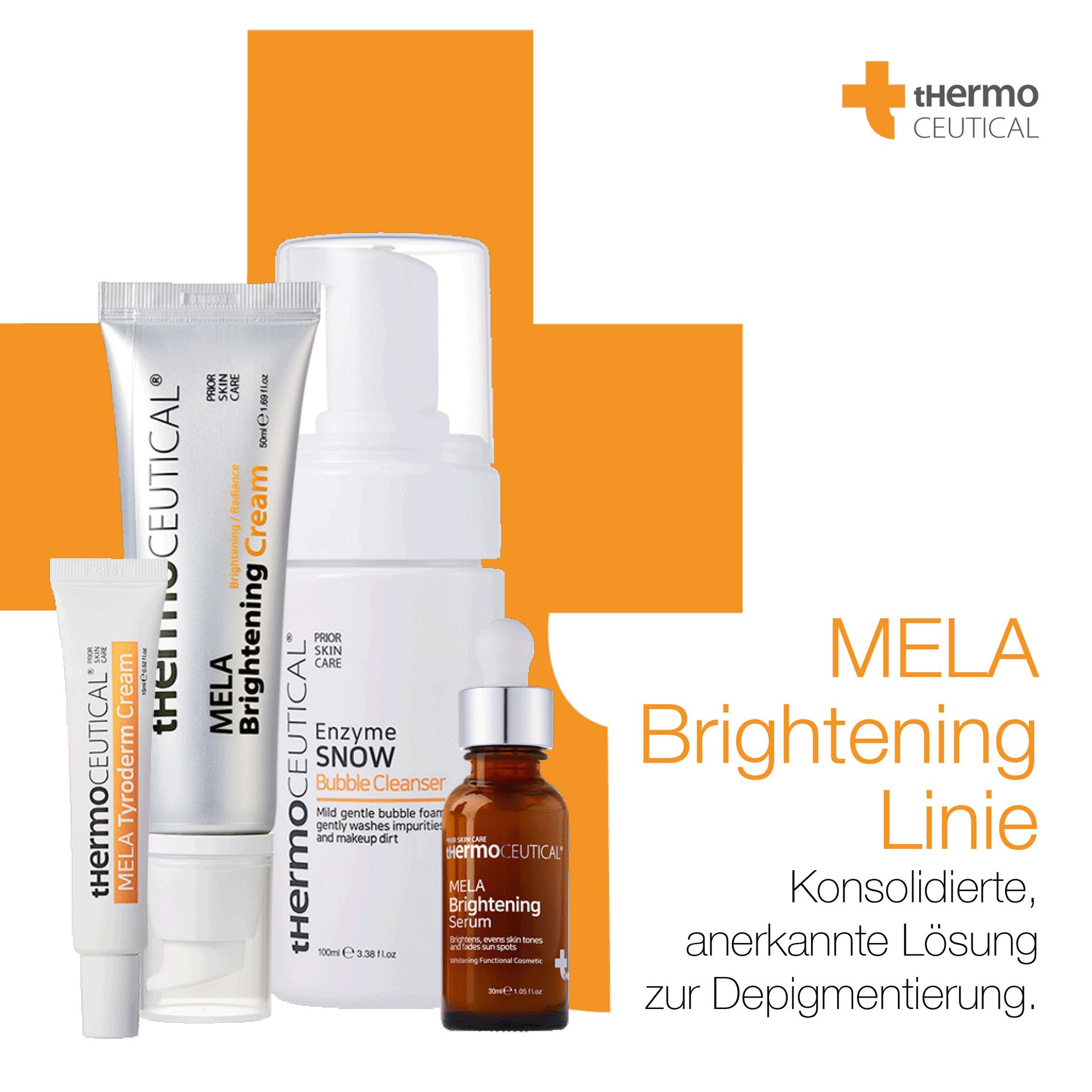 tHermoCEUTICAL MELA Brightening Linie