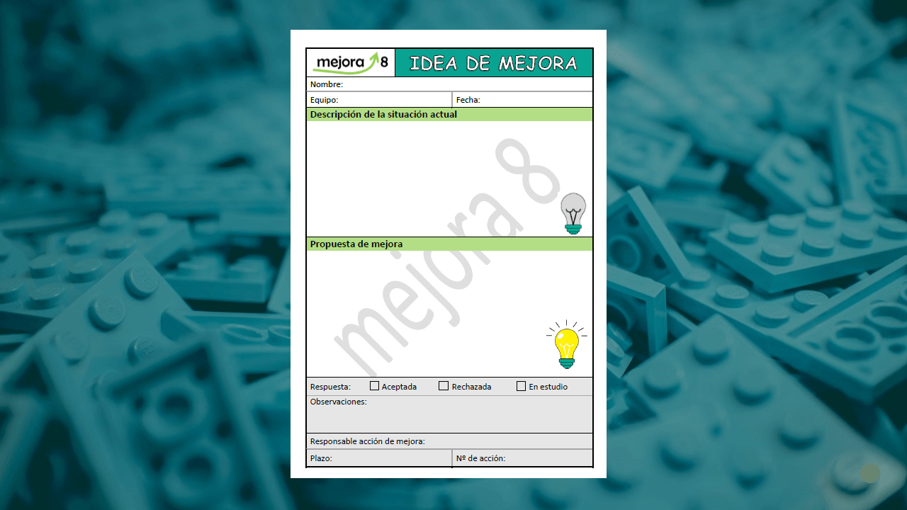 plan de accion lean manufacturing formato