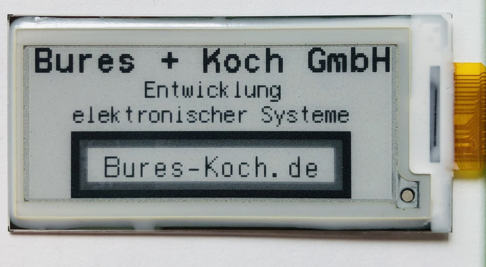 Display Programmierung ePaper