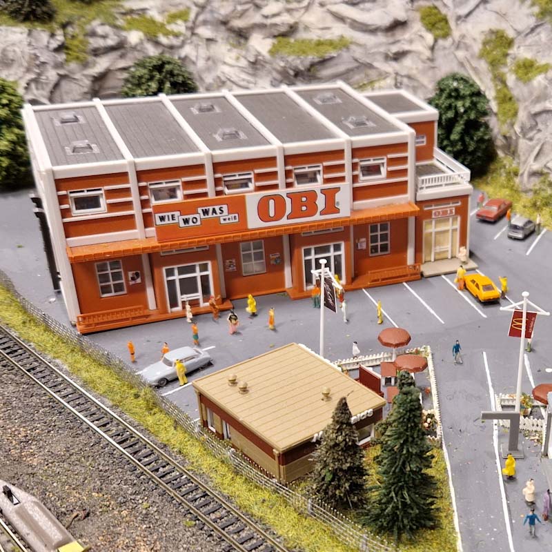 Sponsoring durch OBI auf der N-Anlage
