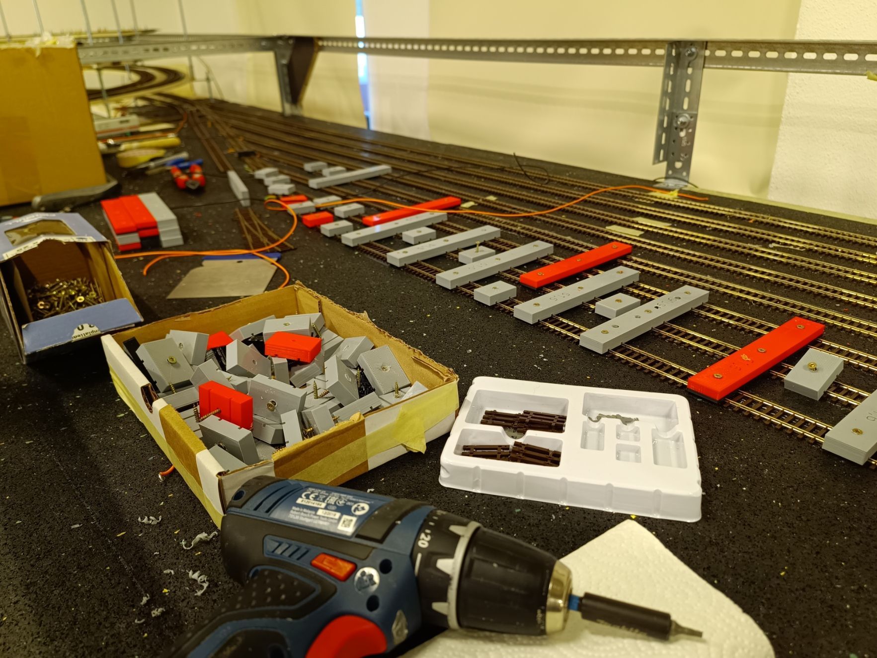 Schattenbahnhof im Anbau