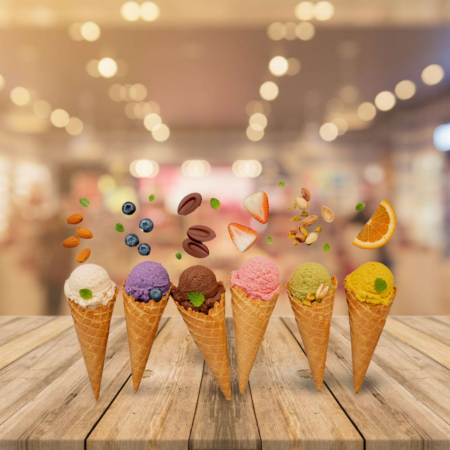 Bild von Hausgemachten Eis aus Manufaktur