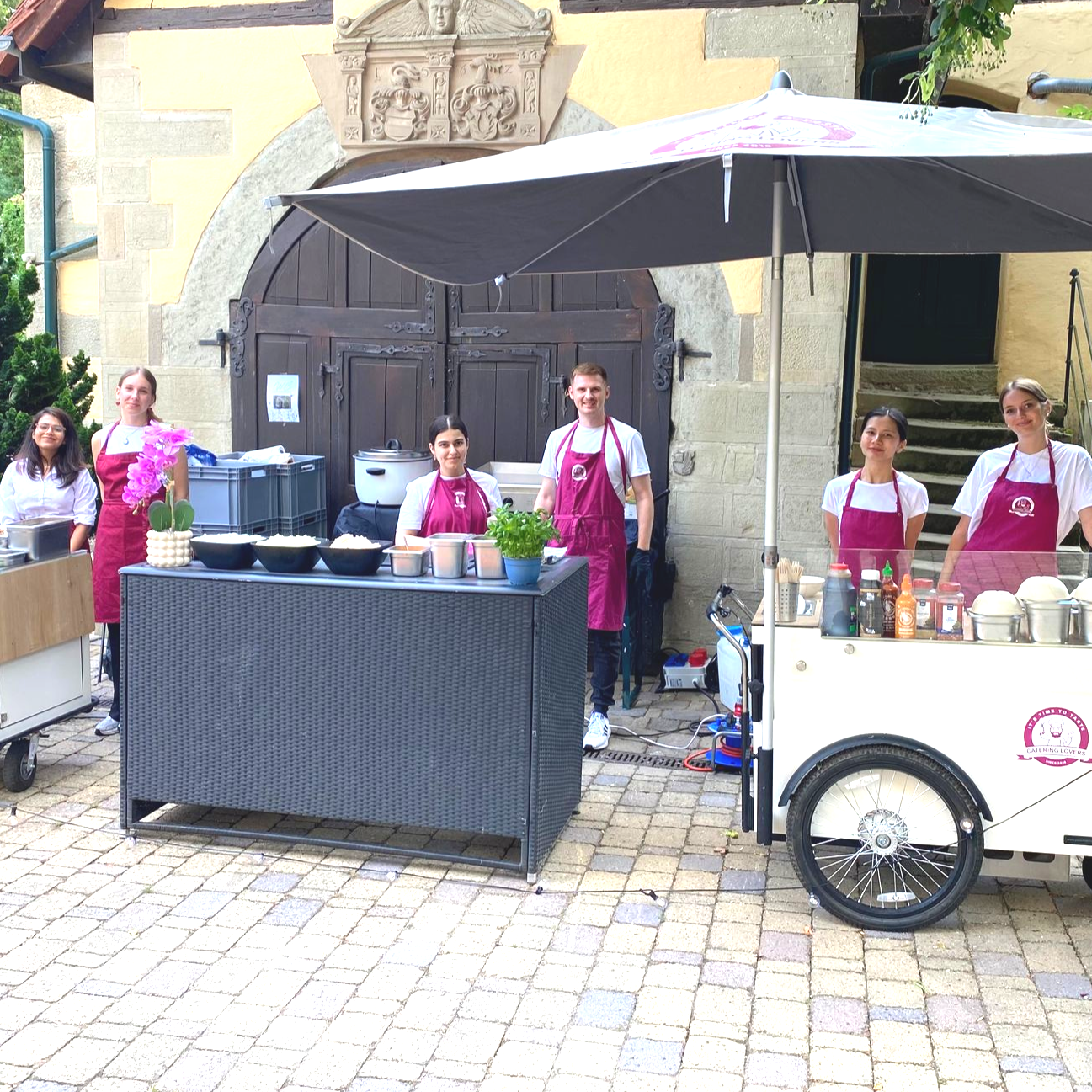 Bild von HappyBikes in Aktion bei Sommerfest