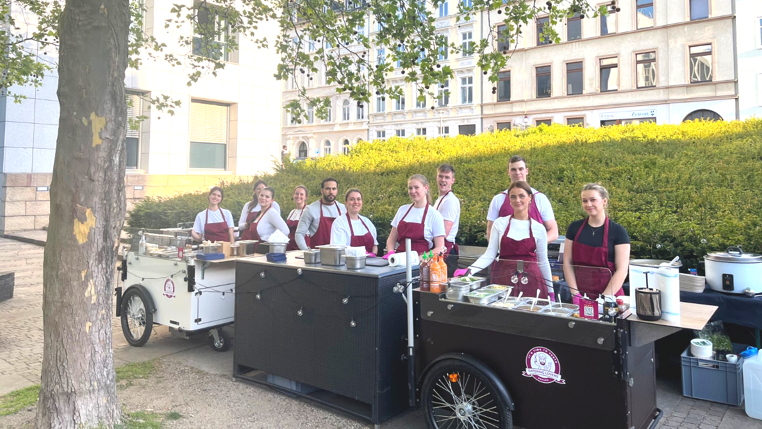 Bild von HappyBikes in Aktion bei Firmenevent