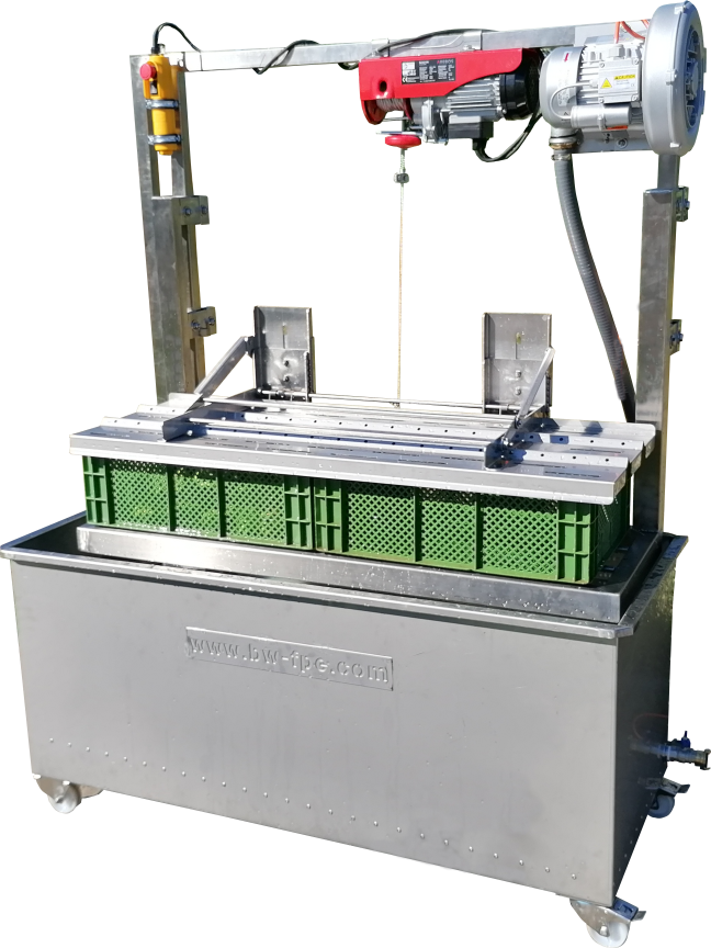 Unsere Tauchwaschanlage für Gemüse und Obst