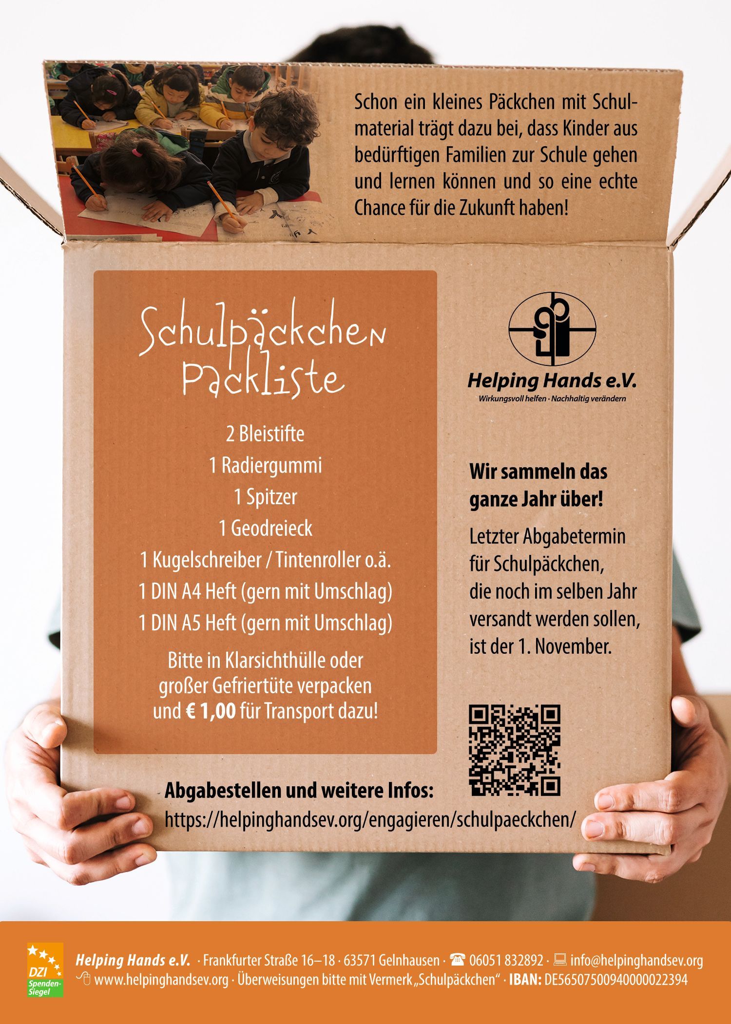Schulpäckchenaktion Schulpäckchenaktion