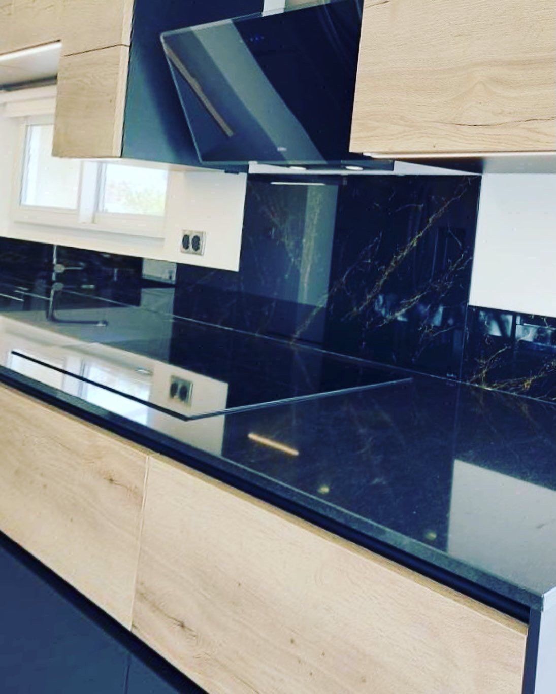 Crédence verre paillette aubagne artisan