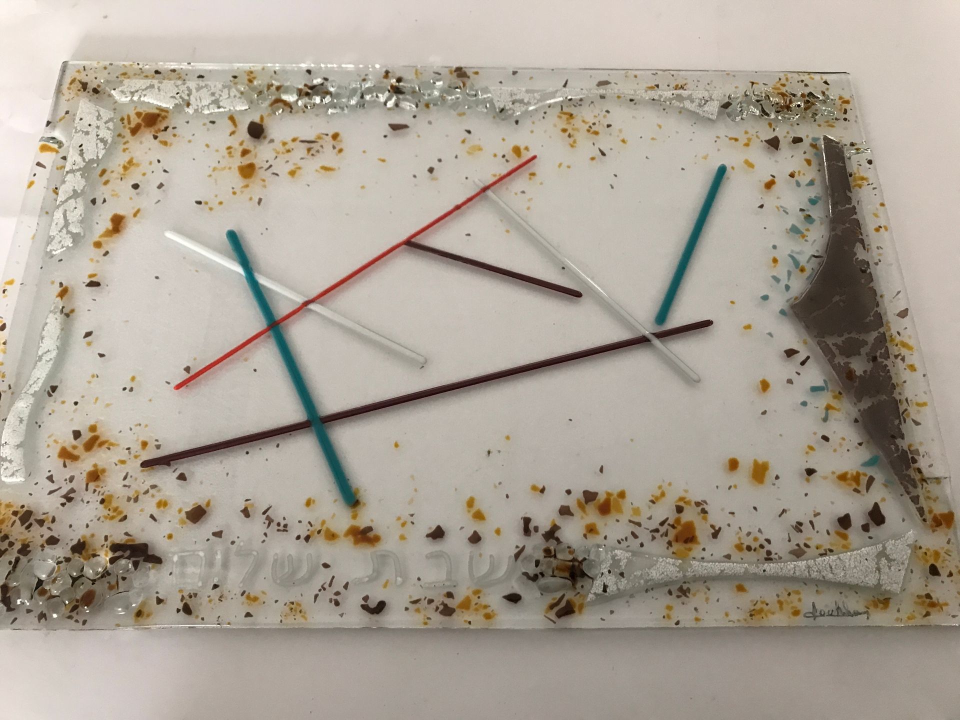 Art de la table Creation verre fusing Aubagne Marseille