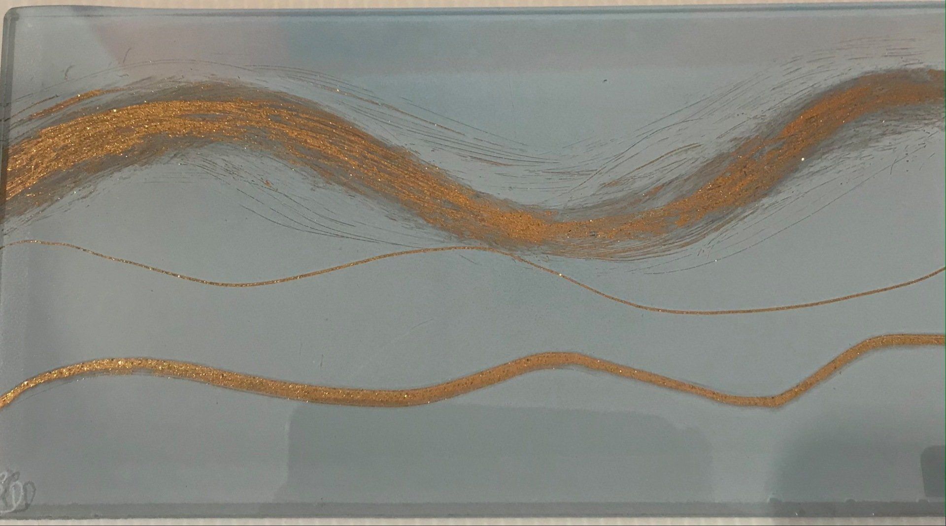 Crédence en verre par artisan verrier Aubagne