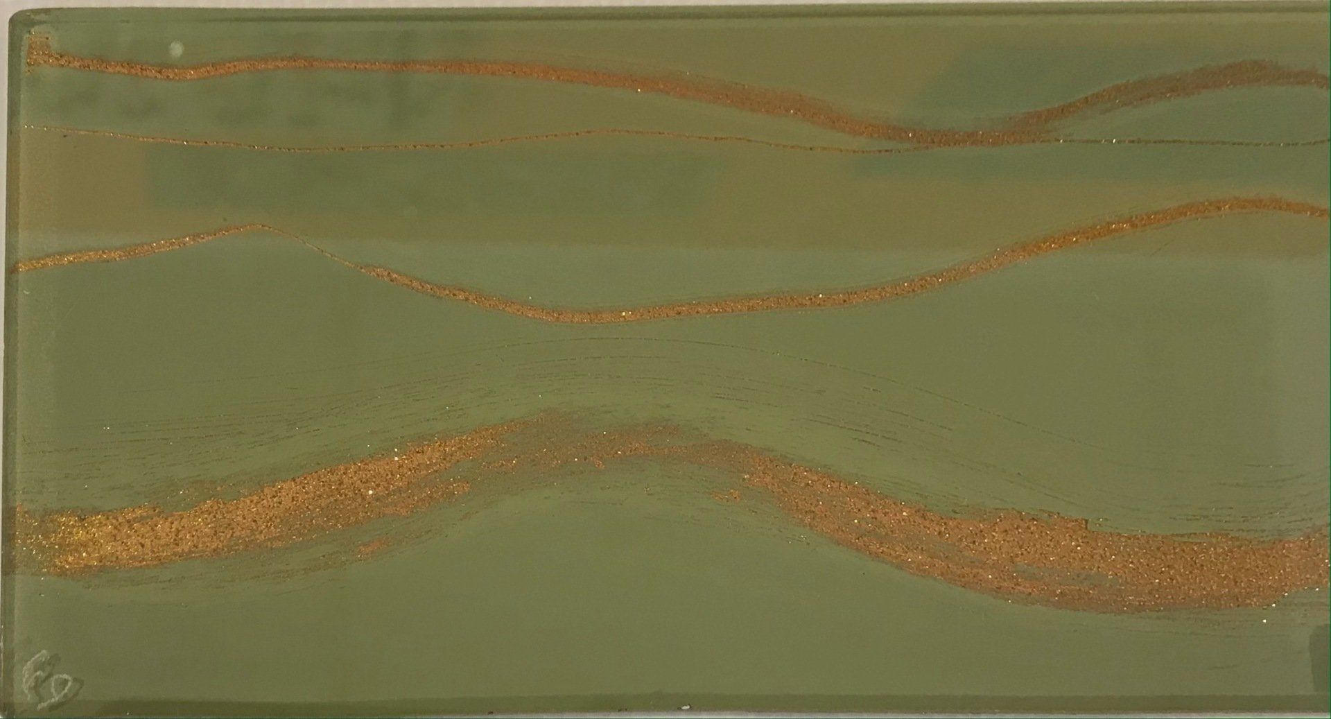 Crédence en verre par artisan verrier Aubagne