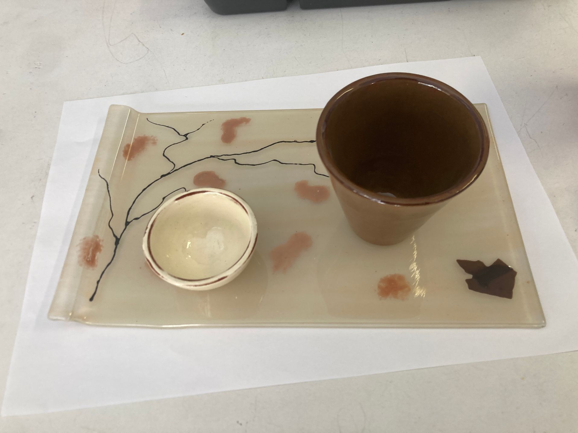 Art de la table Creation verre Terrafusing