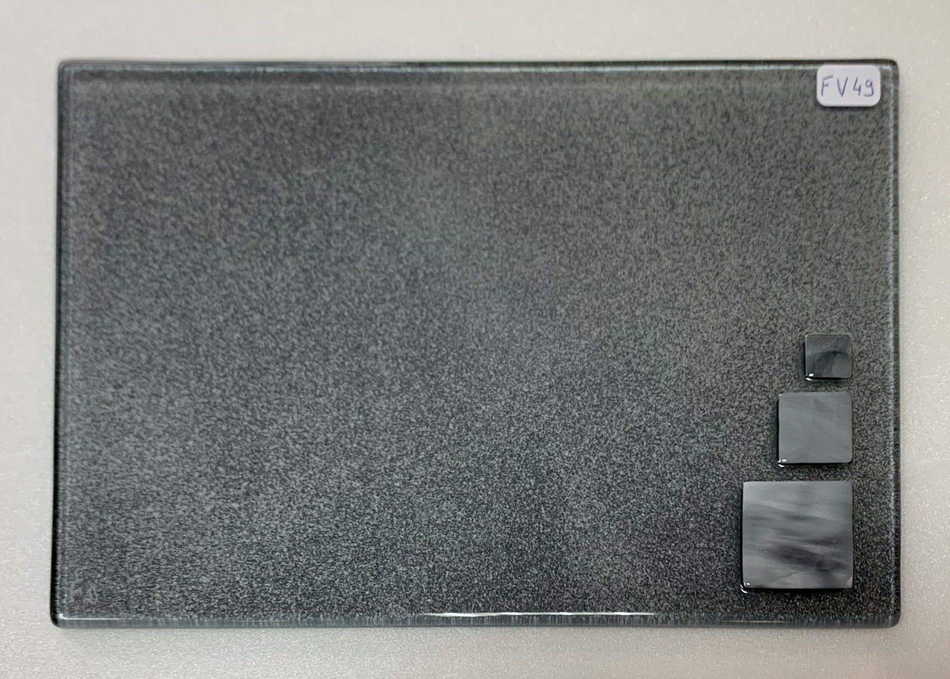 Crédence verre  fusing artisan verrier Aubagne marseille