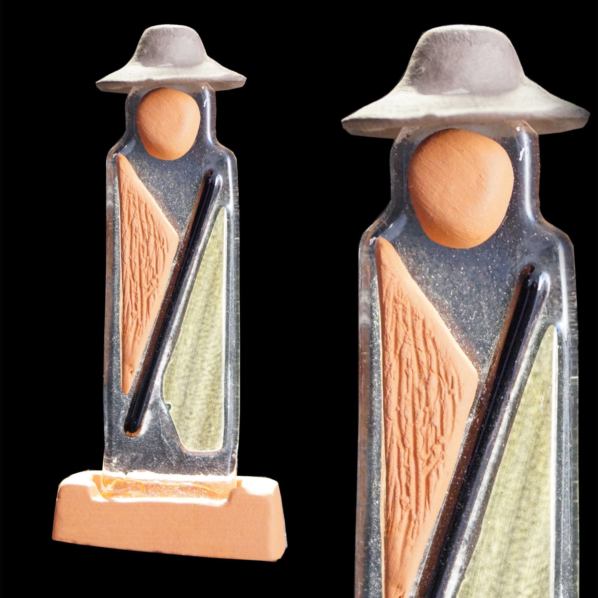 Santons Verre fusing Aubagne