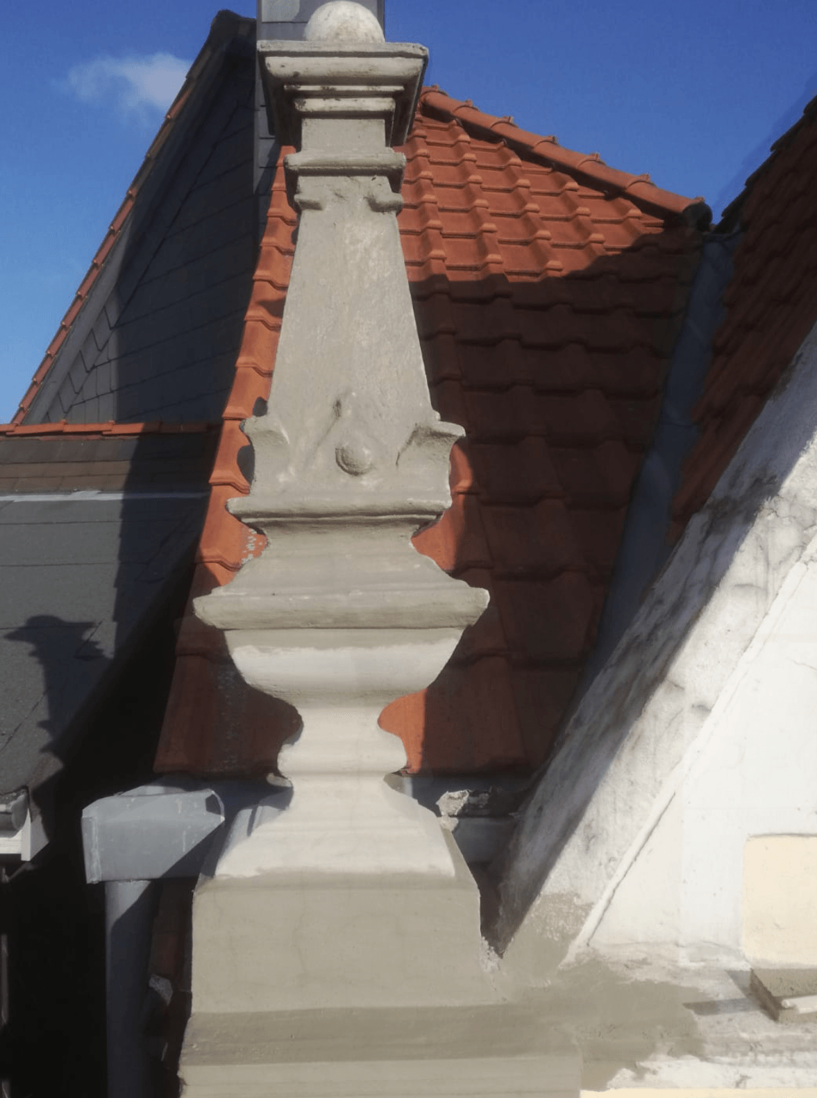 Säule Nachher