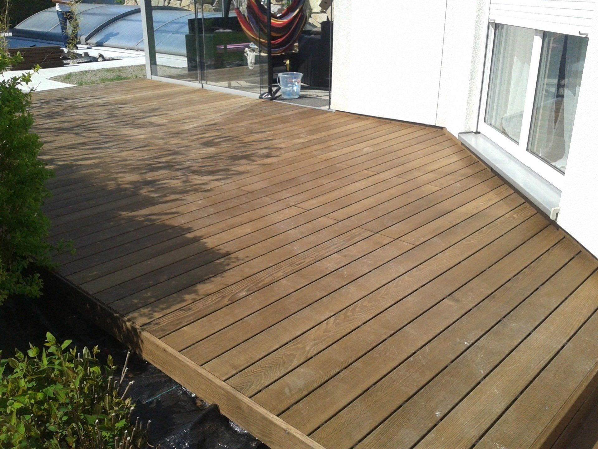 Holzterrasse