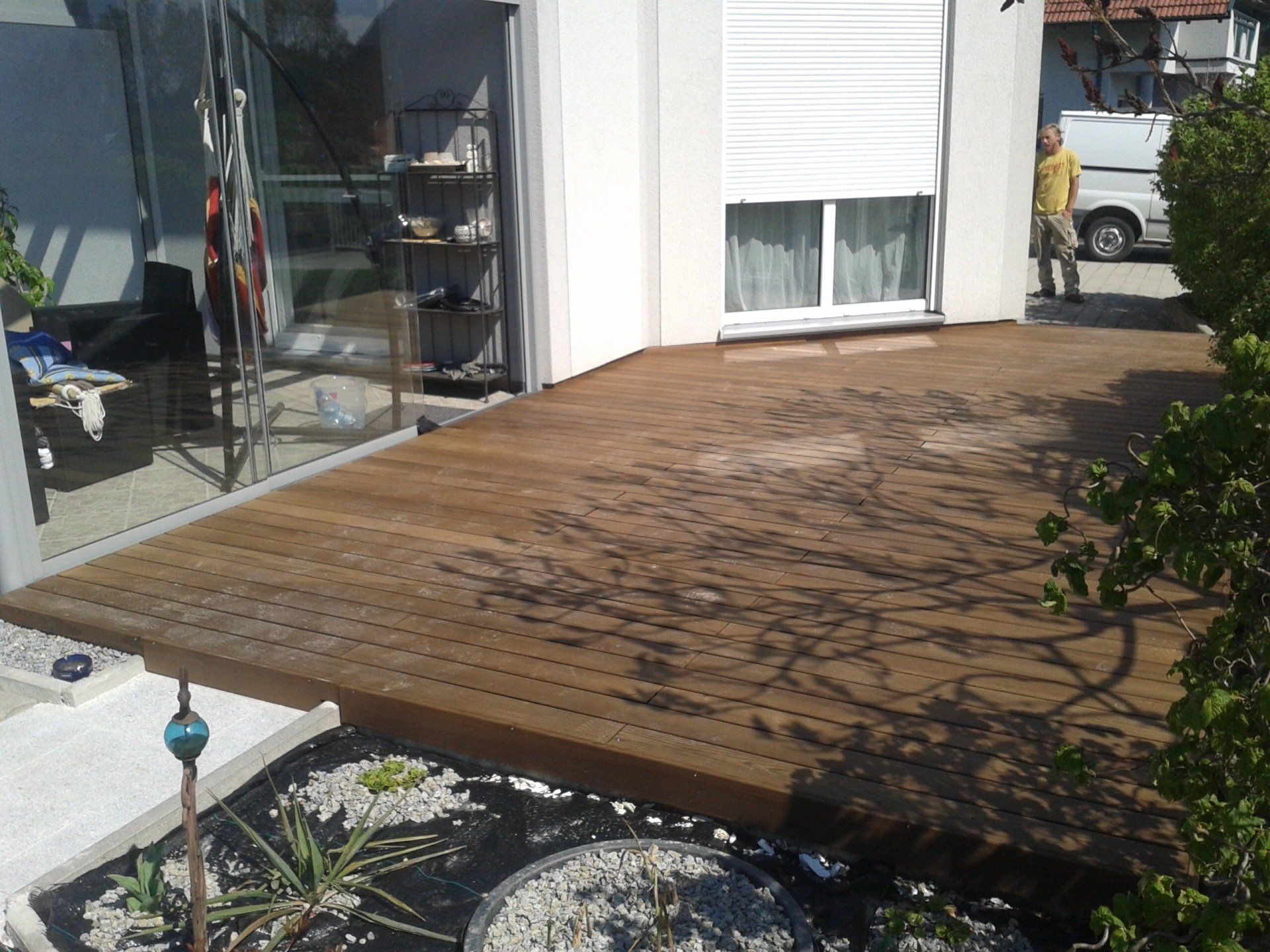 Holzterrasse