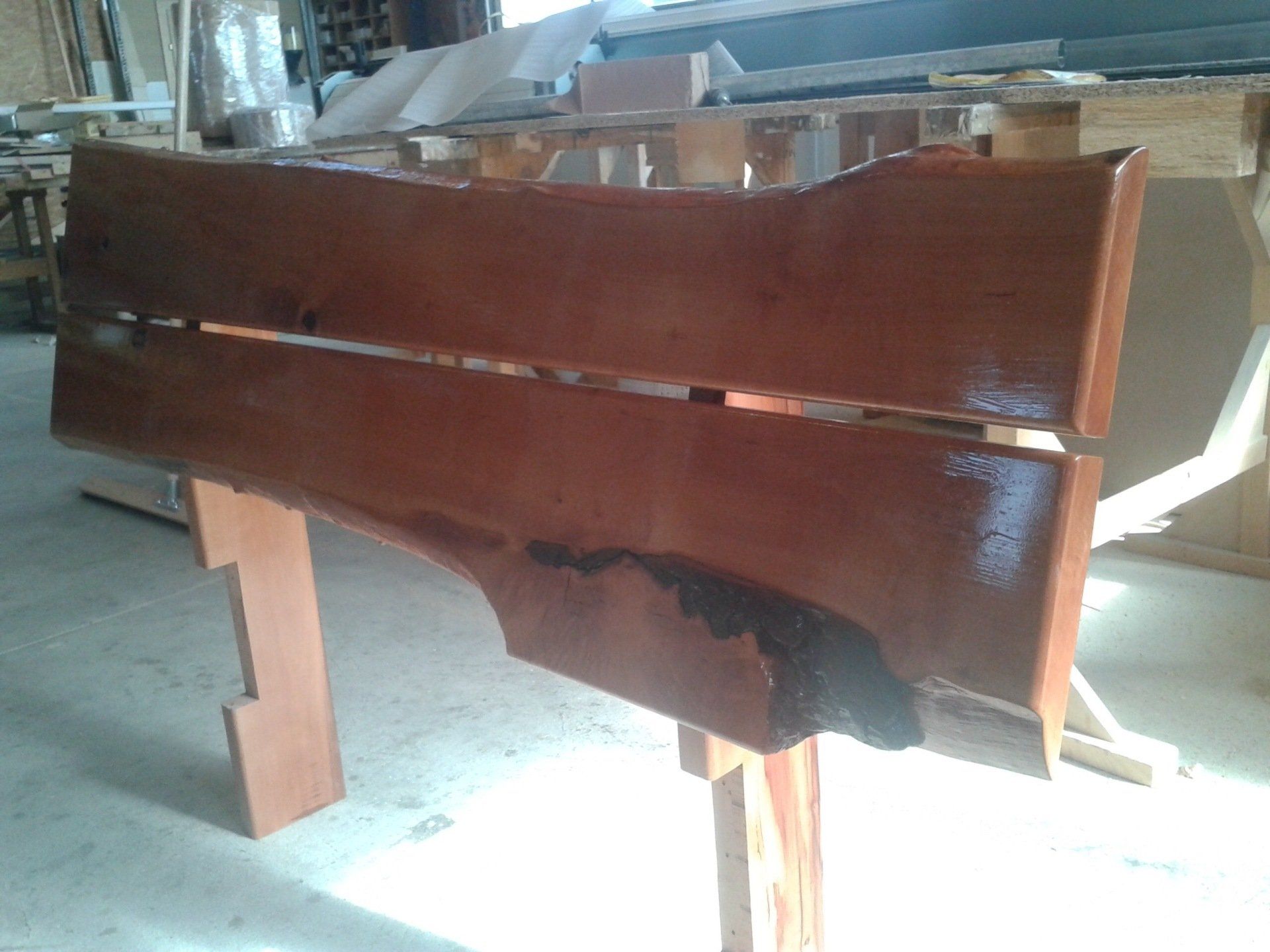 Massivholz Bettkopfteil