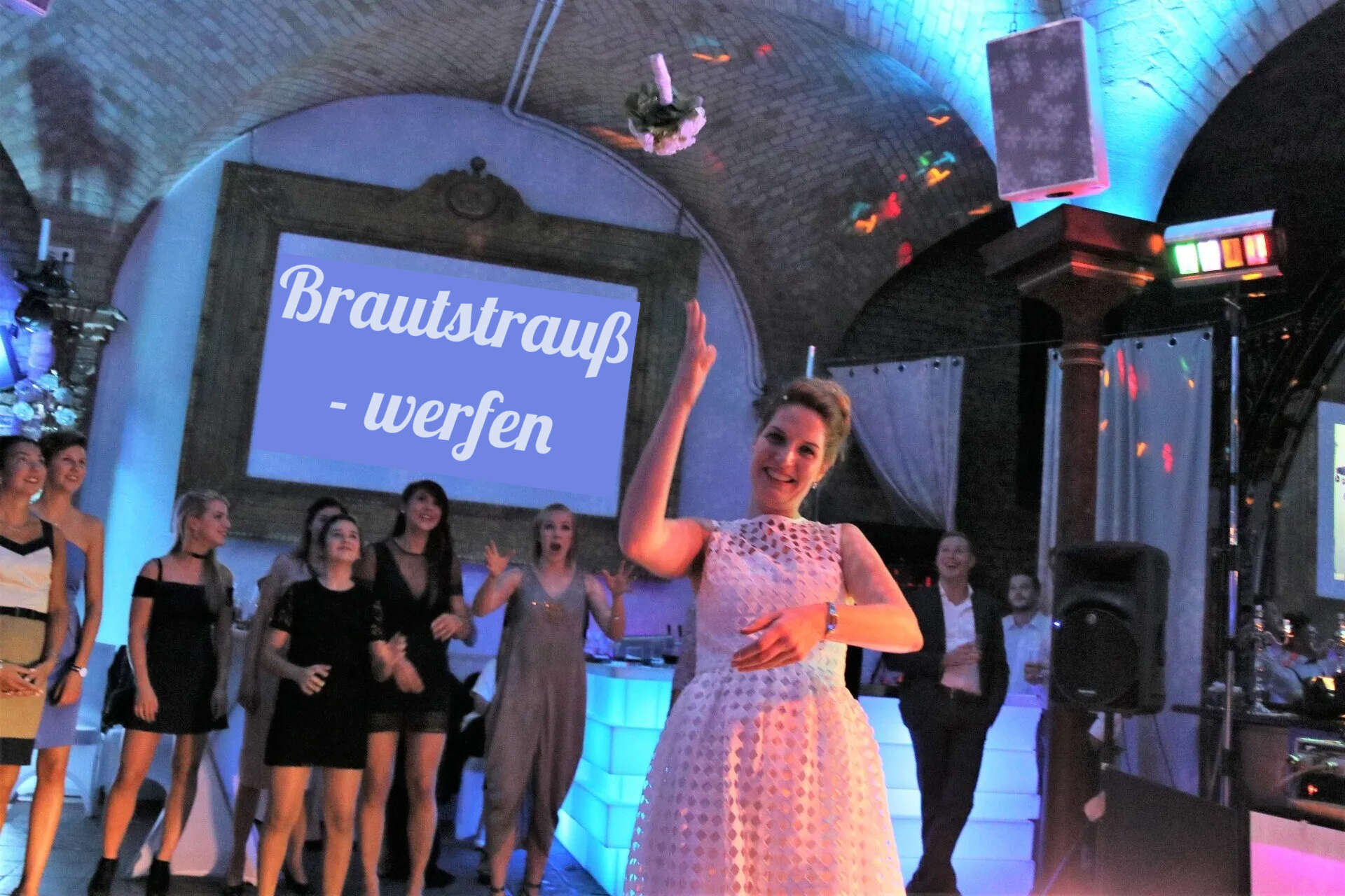 Brautstrauß werfen dj Ersen Party Hannover