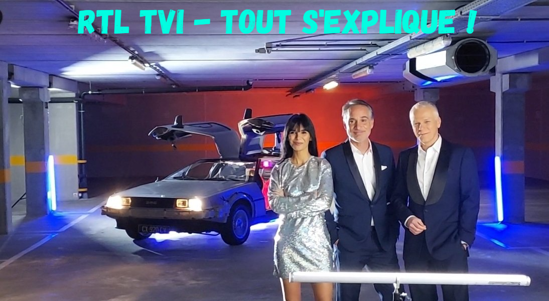 notre delorean dans les 20 ans de l'émission 'tout s'explique' cliquez sur l'image !