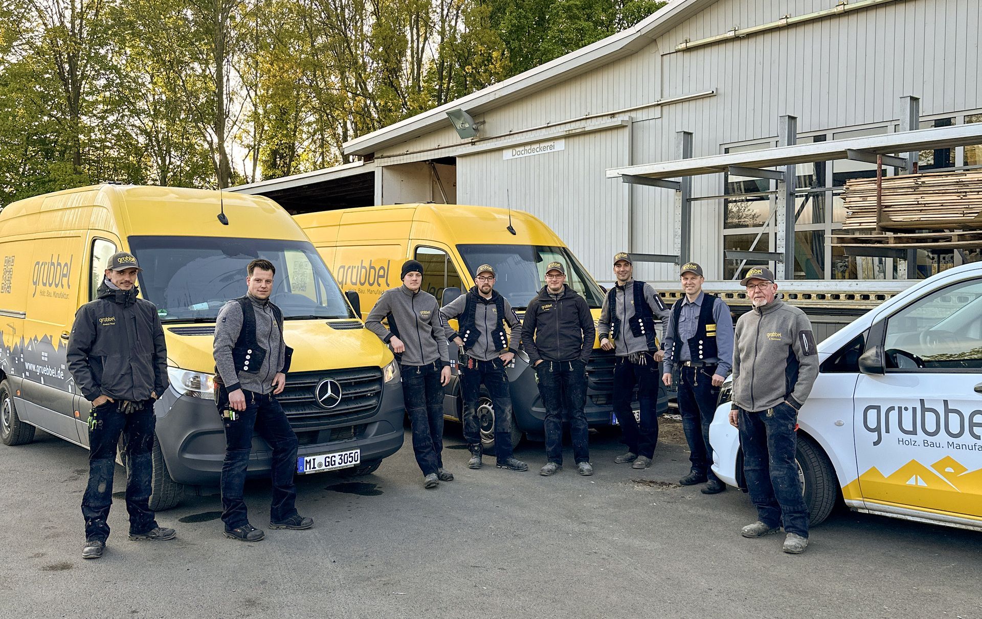 Grübbel Holz. Bau. Manufaktur - Dachdeckerei Mitarbeiter