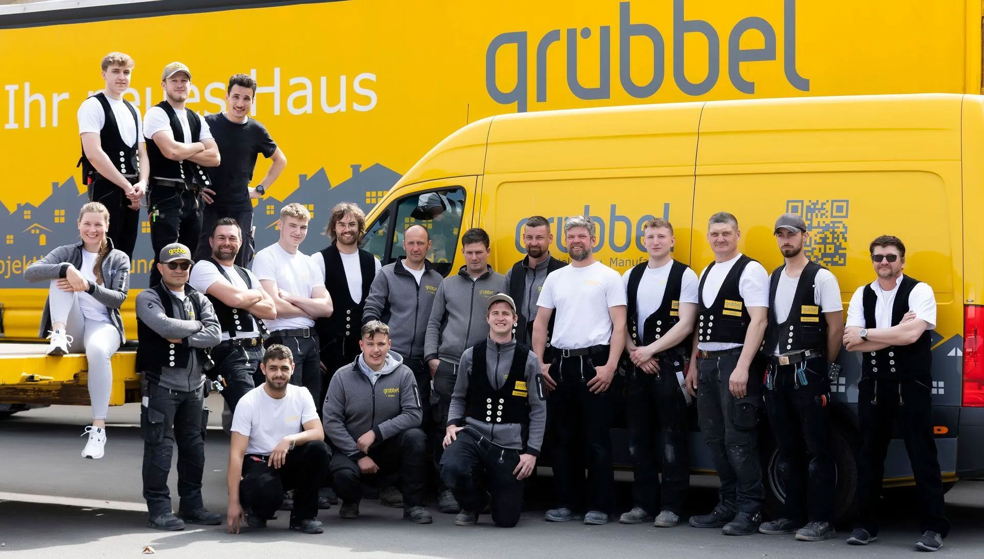 Das Grübbel Team in der Zimmerei