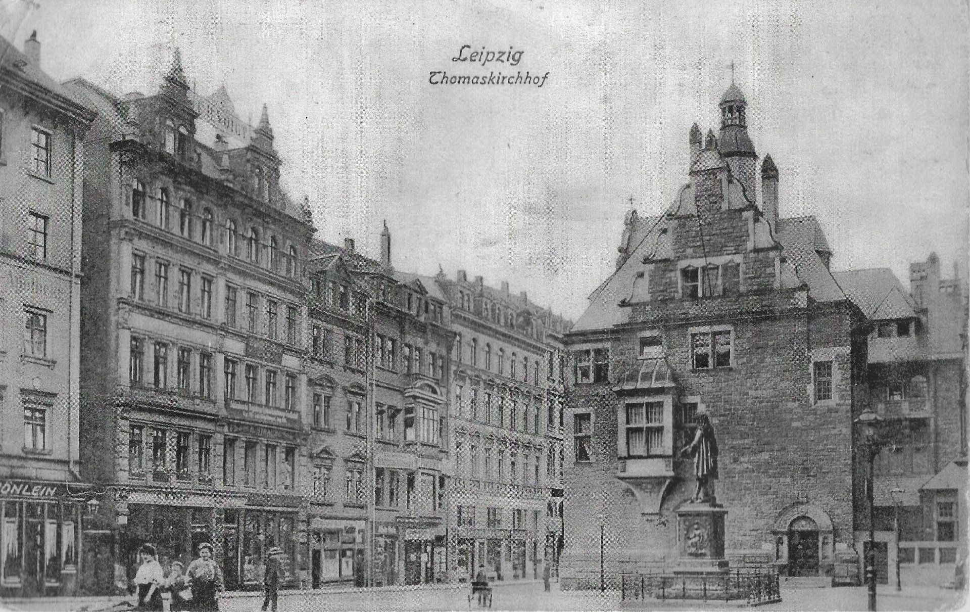 Leipzig, Thomaskirche, Thomaskirchhof