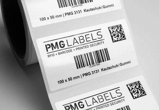 PMG On Mould Multi Surface Barcode Labels