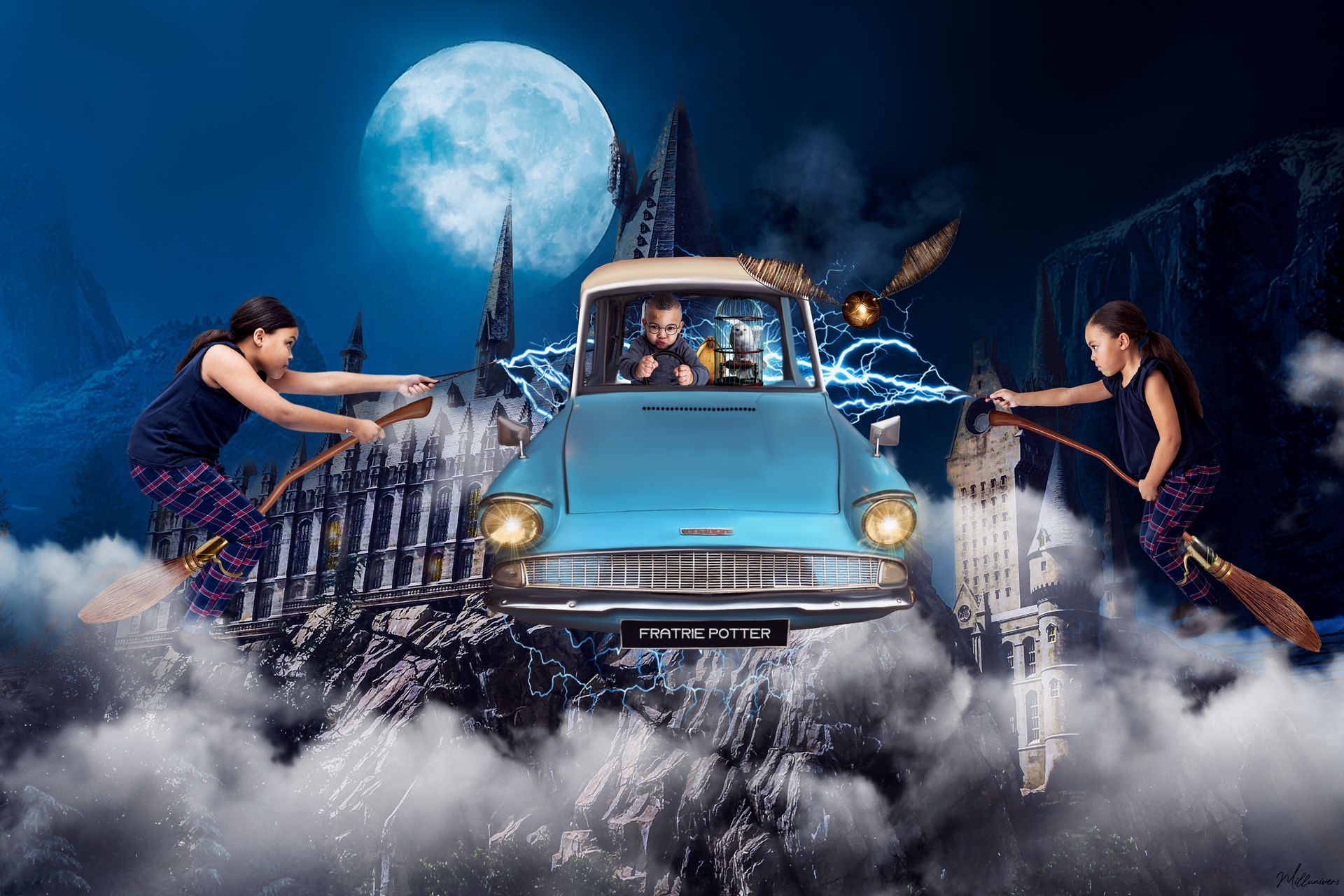 photo montage enfant harry potter