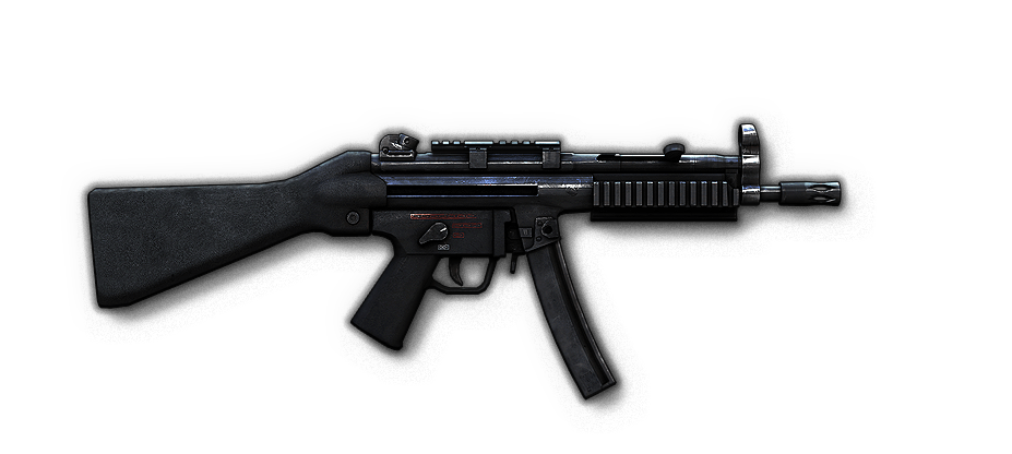 Image of H&K MP5 Firearm.
