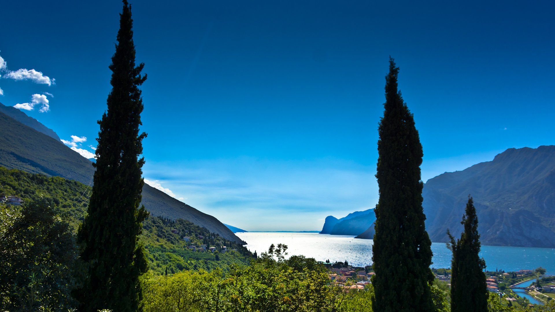 Blick zum Lago di Garda