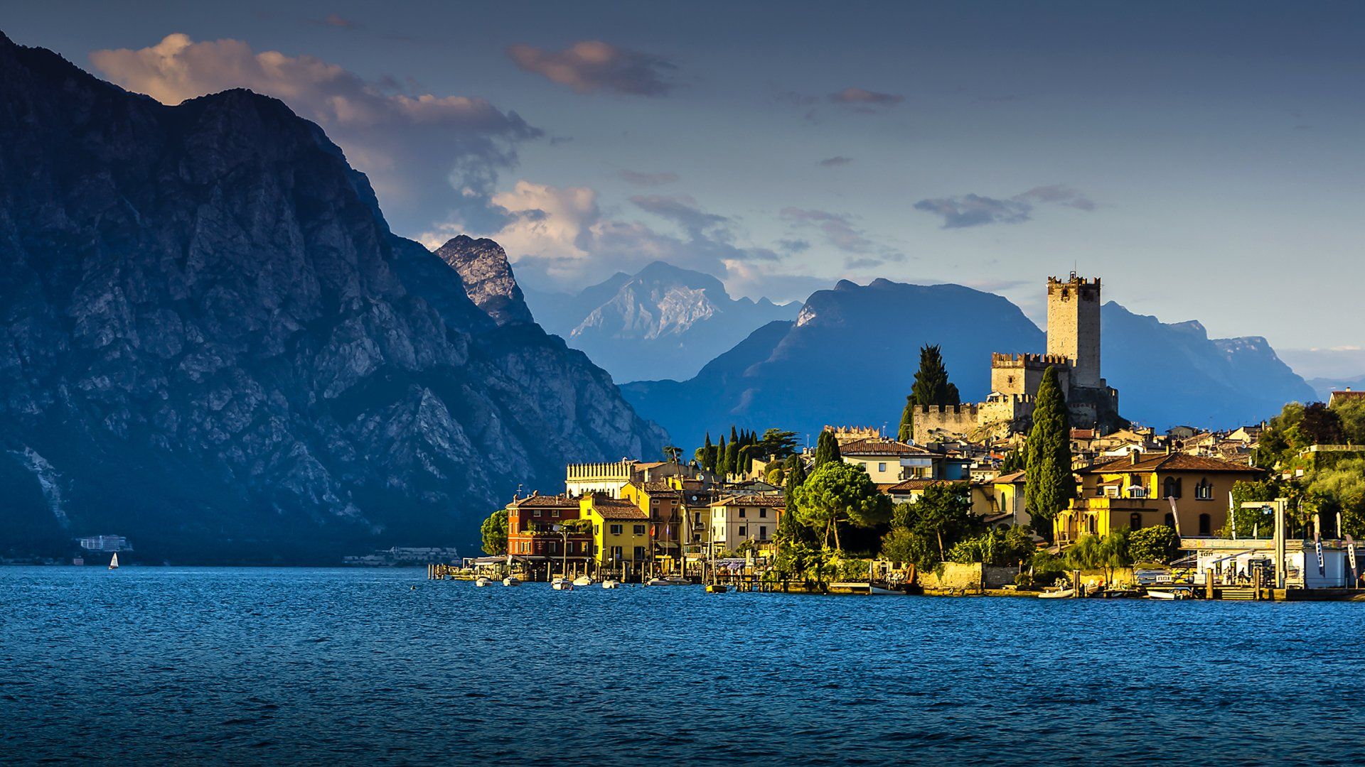 Malcesine Lago di Garda. Gardasee