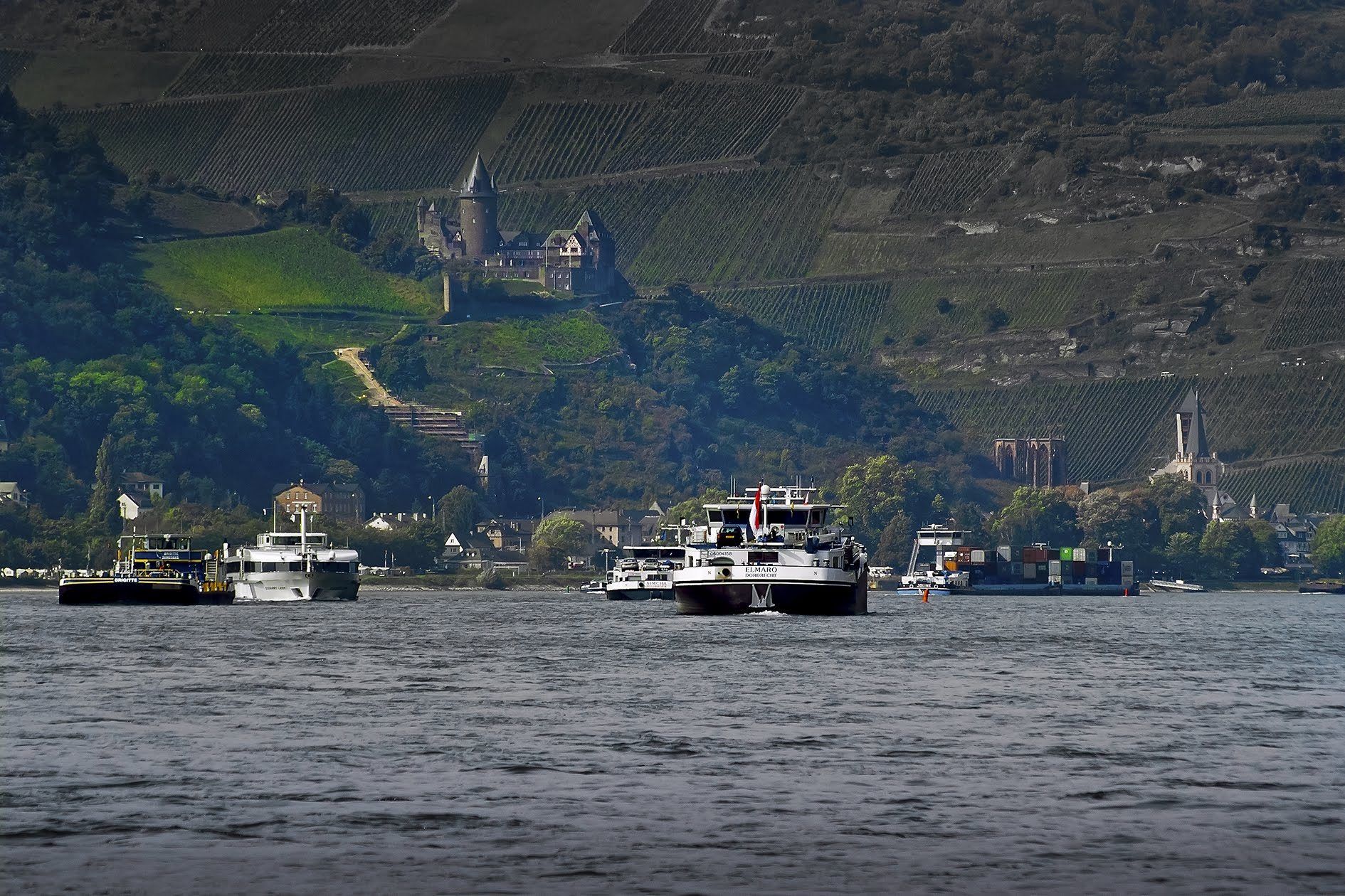 Der Rhein bei Bacherach