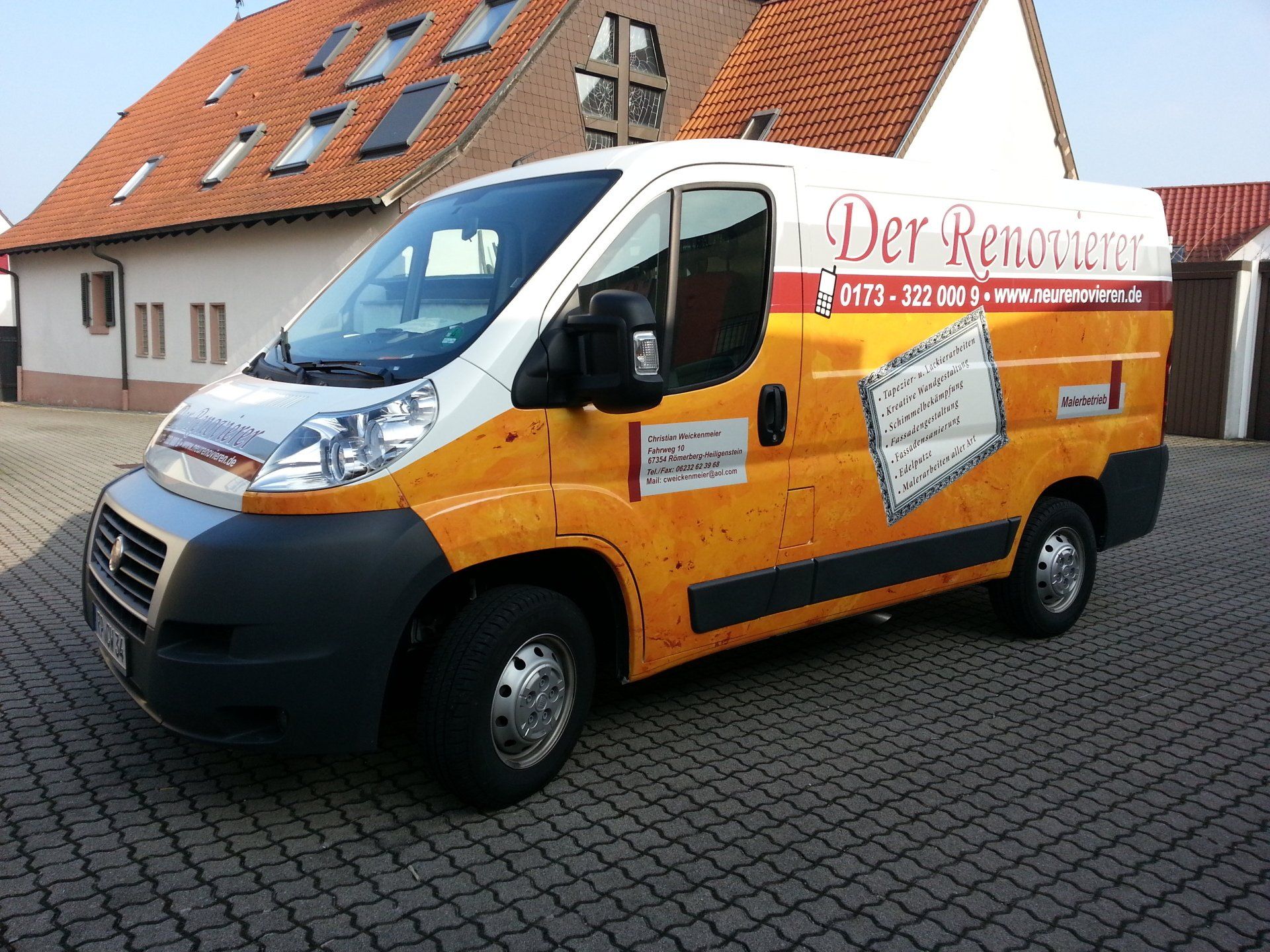 Egal ob großflächige Motive oder kleine Schilder, wir machen das.