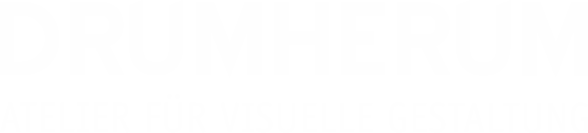 Drumherum Logo Wortmarke mit Subline Drumherum Logo Wortmarke mit Subline