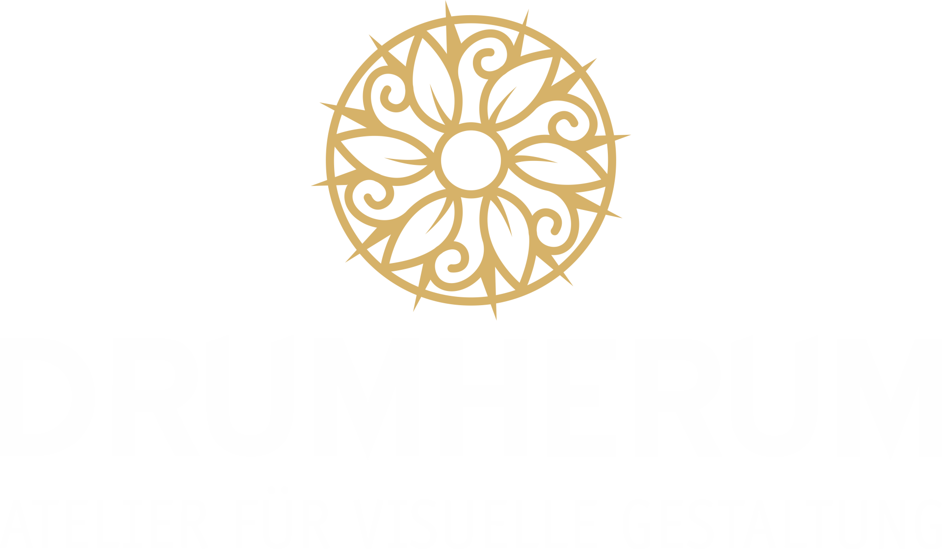 Drumherum Logo Wort- Bild- Marke mit Subline Drumherum Logo Wort- Bild- Marke mit Subline
