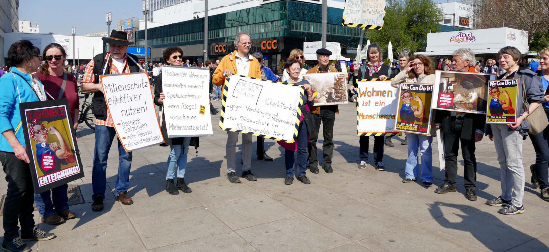 MieterWerkStadt Demo Alexanderplatz