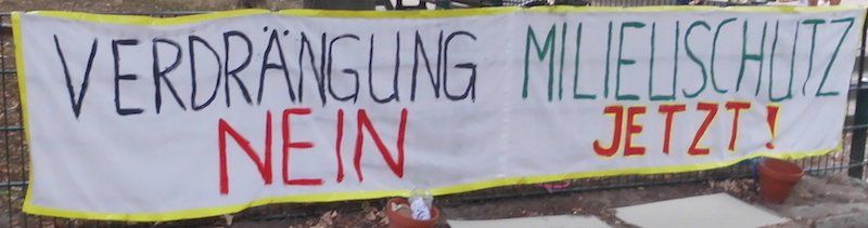 Demo für Milieuschutz Charlottenburg Schloßstr. Amtgerichtsplatz Stutti