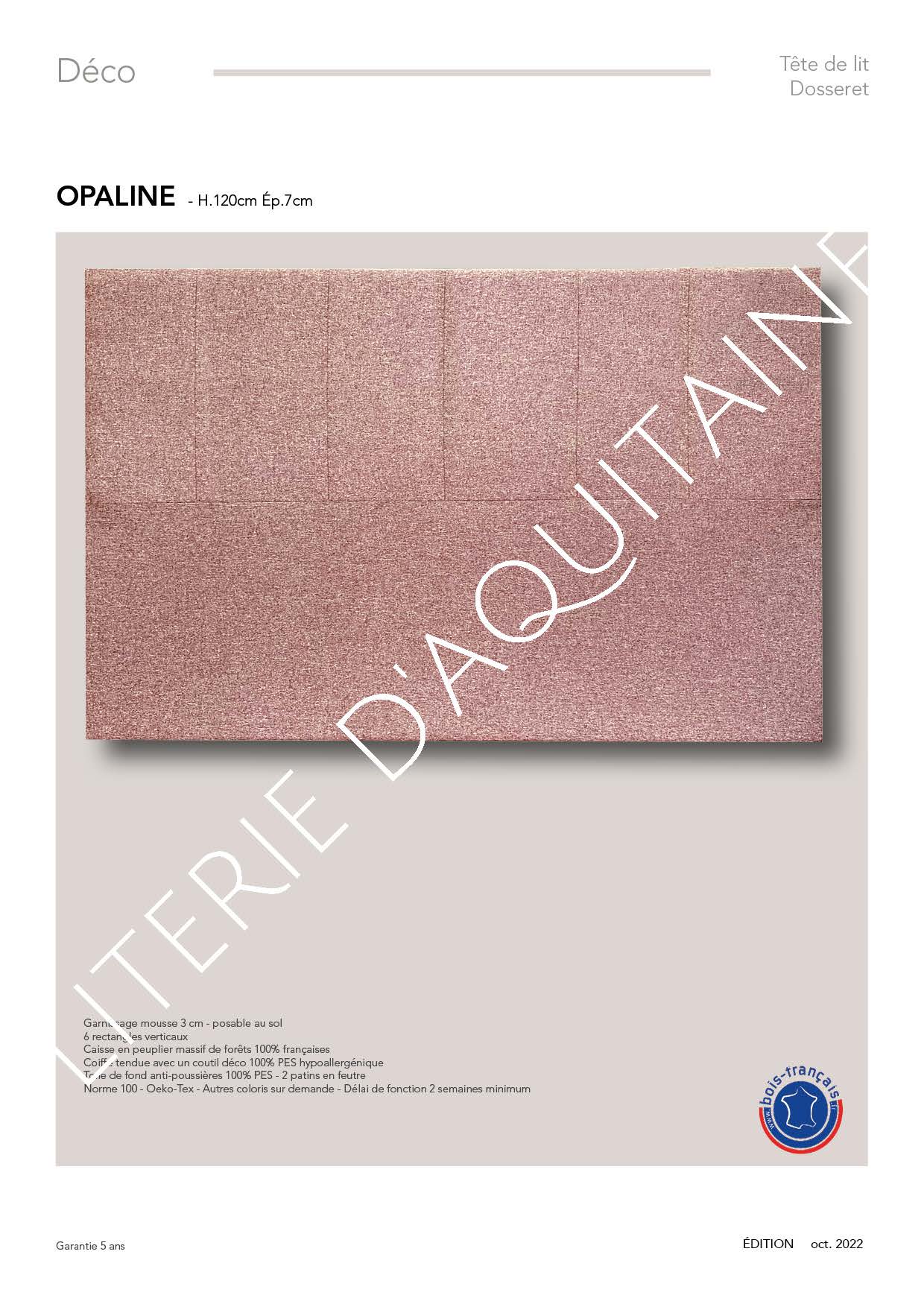 Garnissage mousse 3 cm - 6 rectangles verticaux - posable au sol Caisse en peuplier massif de forêts 100% françaises Coiffe tendue avec un coutil déco 100% PES hypoallergénique Toile de fond anti-poussières 100% PES Norme 100 - Oeko-Tex - Autres coloris sur demande - Délai de fonction 1 semaine selon tissu en stock