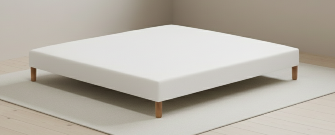 Sommier Lattes fixes 15cm 9 lattes larges peuplier massif (Section 24mm / 120mm) Épaisseur possible jusqu'à 25cm 4 masses d'angle hêtre massif avec insert de 8mm (5 pour le 160/200) Caisse peuplier massif origine France Section de caisse 27mm / 130mmCoiffe tendue viscose de Bamboo Coutil Bamboo Norme 100 - Oeko-Tex Toile de fond anti-poussière - 100% PES Issu de forêts françaises Suspension très ferme Compatible tout matelas Garantie 5 ans Fabrication Française
Corpulence dormeur = adultes
Compatible tout type de matelas