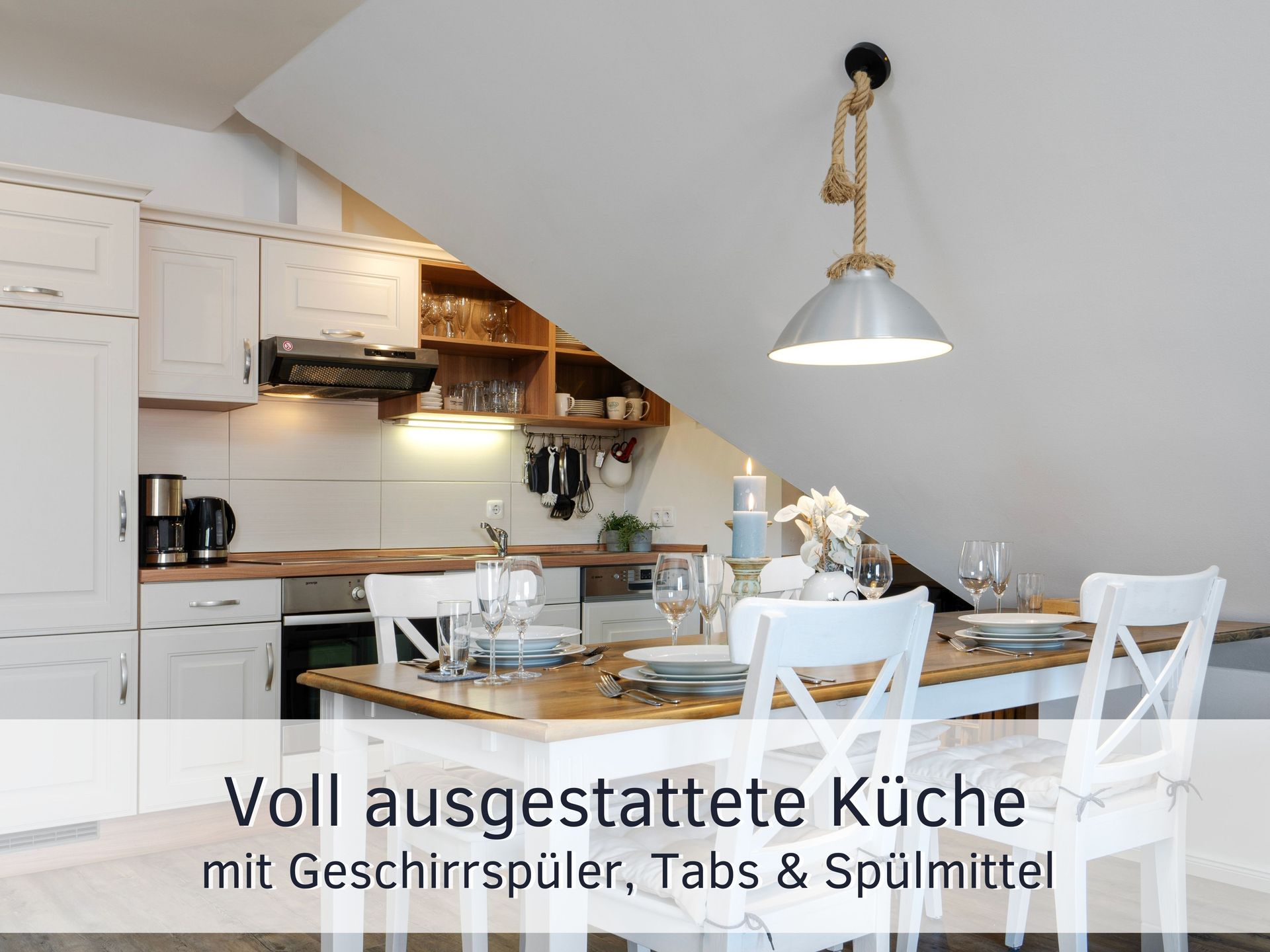 Fewo Lotsenbude - 5 P. - voll ausgestattete Küche